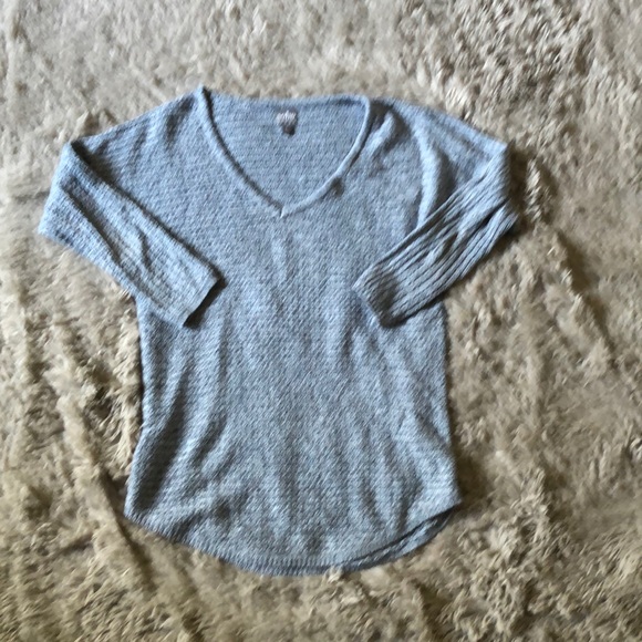 Light Blue Dolman Sweater - Picture 3 of 4